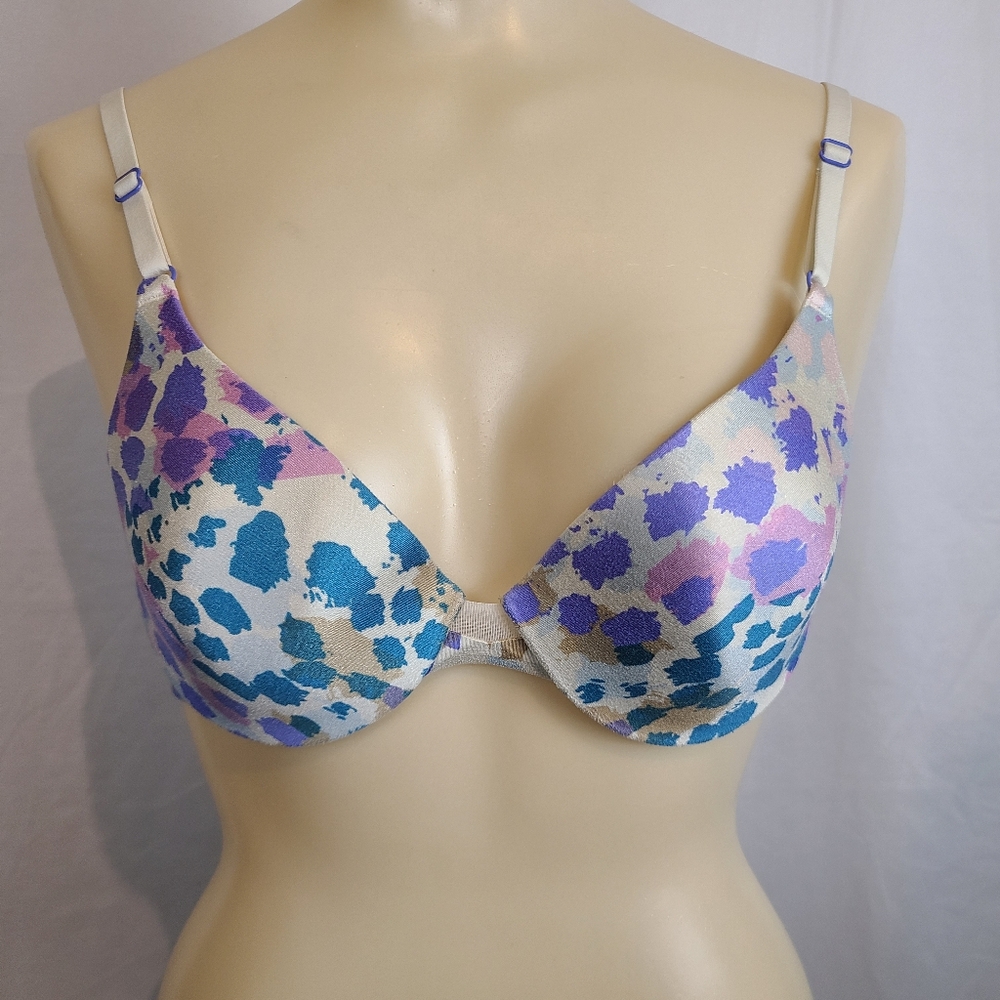 Maidenform Cream with colorful accents bra size 34B